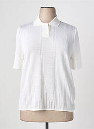 Pull coupe cintrée manches courtes beige RODAM femme