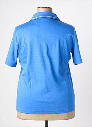 Polo stretch manches courtes bleu RABE femme