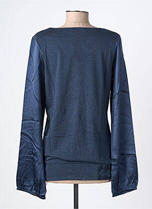 Top coupe cintrée manches longues bleu ESCORPION femme