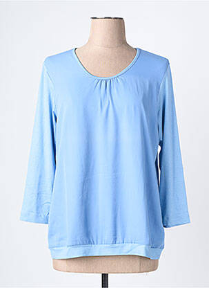Top stretch manches 3/4 bleu RABE femme