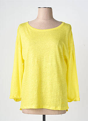 T-shirt manches 3/4 manches 3/4 jaune ESCORPION femme