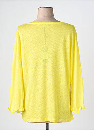 T-shirt manches 3/4 manches 3/4 jaune ESCORPION femme