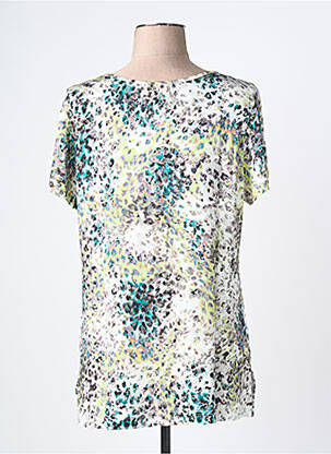 T-shirt stretch manches courtes noir GRIFFON femme