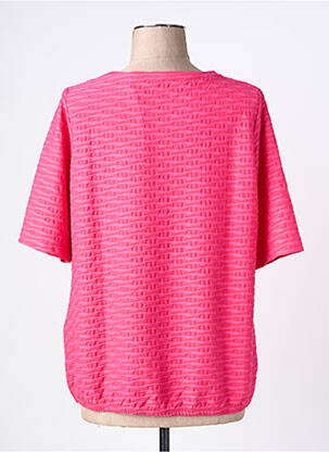 T-shirt stretch manches courtes rose RABE femme