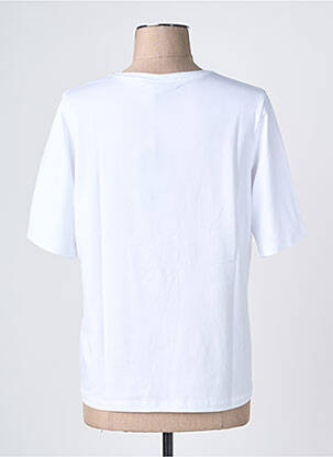 T-shirt coupe droite manches courtes blanc RABE femme