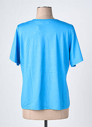T-shirt stretch manches courtes bleu RABE femme