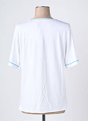 T-shirt sérigraphie avec strass manches courtes bleu RABE femme