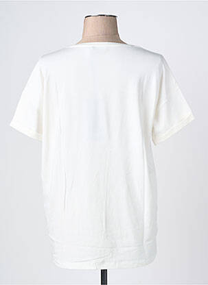 T-shirt coupe droite manches courtes beige TUZZI femme