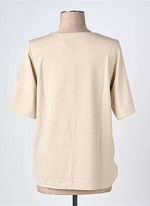 T-shirt stretch manches courtes beige RABE femme