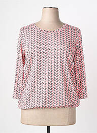 T-shirt imprimé fantaisie manches 3/4 rose RABE femme