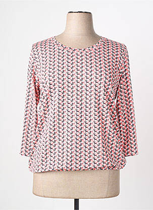 T-shirt imprimé fantaisie manches 3/4 rose RABE femme