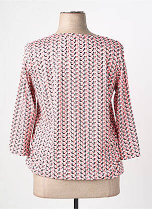 T-shirt imprimé fantaisie manches 3/4 rose RABE femme