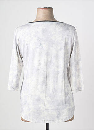 T-shirt sérigraphie manches 3/4 gris THOMAS RABE femme