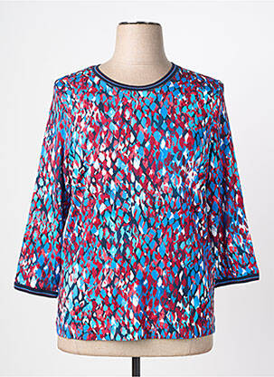 T-shirt manches 3/4 manches 3/4 bleu RABE femme