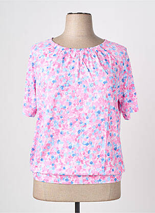 T-shirt stretch manches courtes rose RABE femme