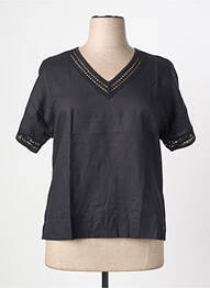 Top manches courtes manches courtes noir OLSEN femme