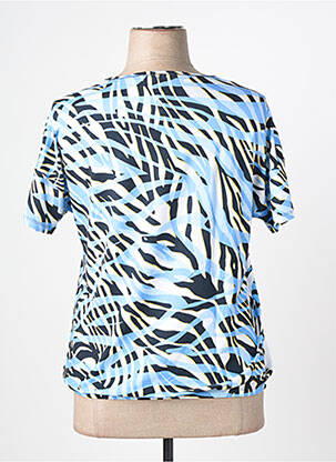 T-shirt stretch manches courtes bleu RABE femme