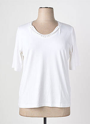 T-shirt col v manches courtes blanc RABE femme