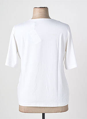 T-shirt col v manches courtes blanc RABE femme