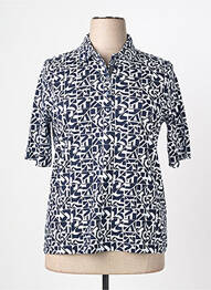 Polo stretch manches courtes bleu RABE femme