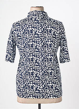 Polo stretch manches courtes bleu RABE femme