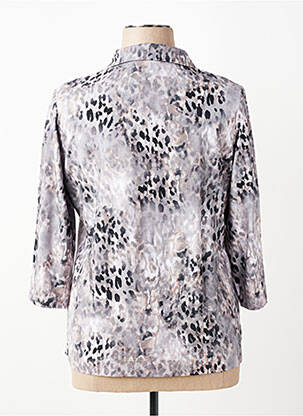 Polo manches 3/4 manches 3/4 gris RABE femme