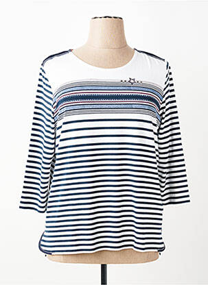 T-shirt manches 3/4 manches 3/4 blanc RABE femme
