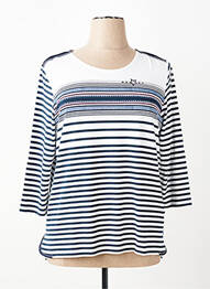 T-shirt stretch manches 3/4 blanc RABE femme