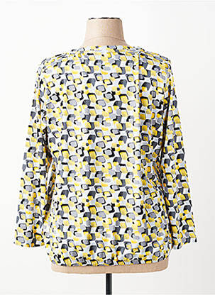 T-shirt imprimé fantaisie manches longues jaune RABE femme
