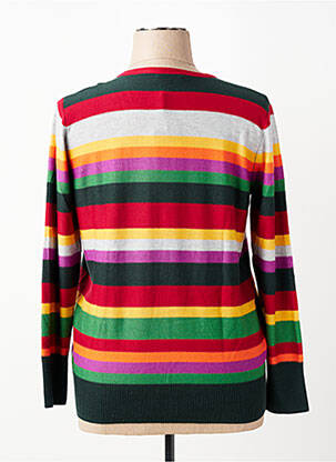 Pull coupe cintrée manches longues rouge THOMAS RABE femme