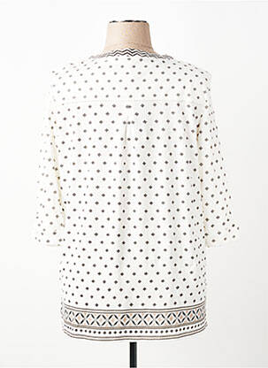 T-shirt manches 3/4 manches 3/4 blanc OLSEN femme