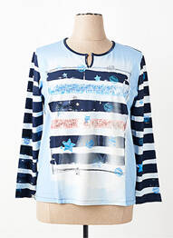 T-shirt manches longues manches longues bleu RABE femme