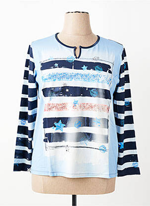 T-shirt manches longues manches longues bleu RABE femme