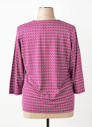 T-shirt manches 3/4 manches 3/4 violet RABE femme