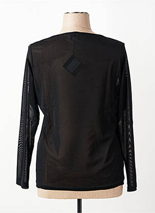T-shirt manches longues manches longues noir PAUSE CAFE femme