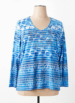 T-shirt manches longues manches longues bleu OLSEN femme
