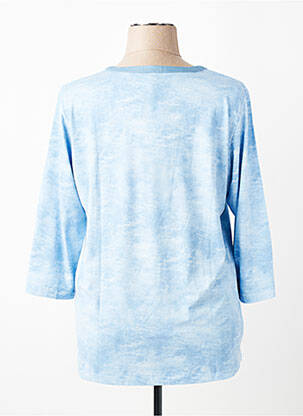 T-shirt manches 3/4 manches 3/4 bleu RABE femme
