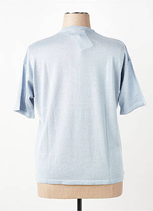 T-shirt coupe droite manches courtes bleu EDWIGE femme