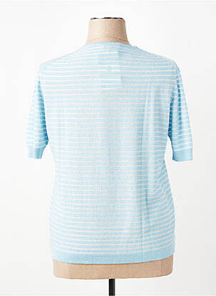 T-shirt coupe droite manches courtes bleu EDWIGE femme