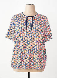T-shirt imprimé fantaisie manches courtes orange RABE femme