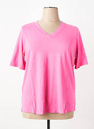 T-shirt coupe droite manches courtes rose OLSEN femme