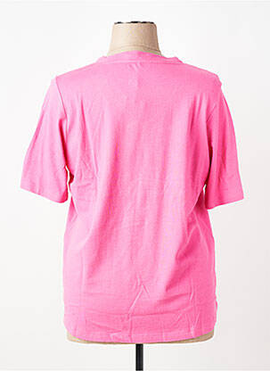 T-shirt coupe droite manches courtes rose OLSEN femme