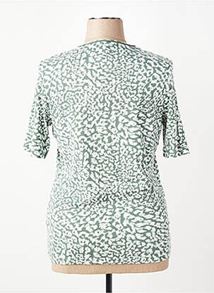 T-shirt imprimé fantaisie manches courtes vert OLSEN femme