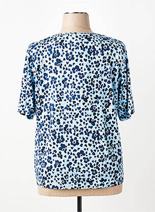 T-shirt imprimé fantaisie manches courtes bleu RABE femme