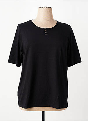 T-shirt coupe droite manches courtes noir RABE femme