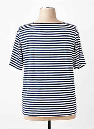 T-shirt coupe droite manches courtes bleu RABE femme