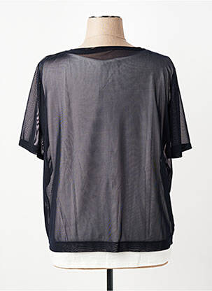Top stretch manches courtes noir TUZZI femme
