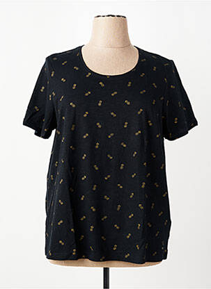 T-shirt imprimé fantaisie manches courtes noir OLSEN femme