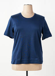 T-shirt coupe droite manches courtes bleu RABE femme