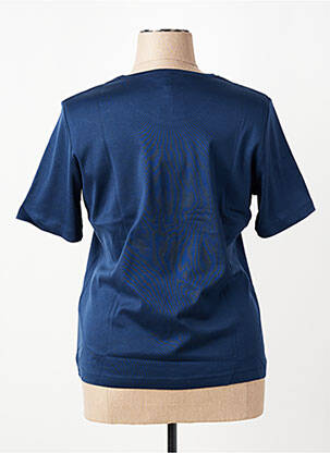 T-shirt coupe droite manches courtes bleu RABE femme